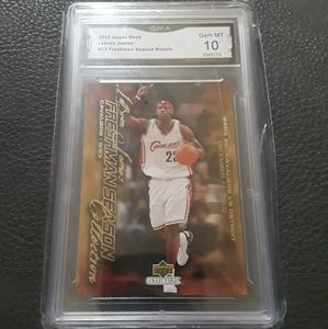 GMA 10 Lebron James Rookie Card LA Lakers Cavs